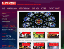 Tablet Screenshot of martindeboer.nl